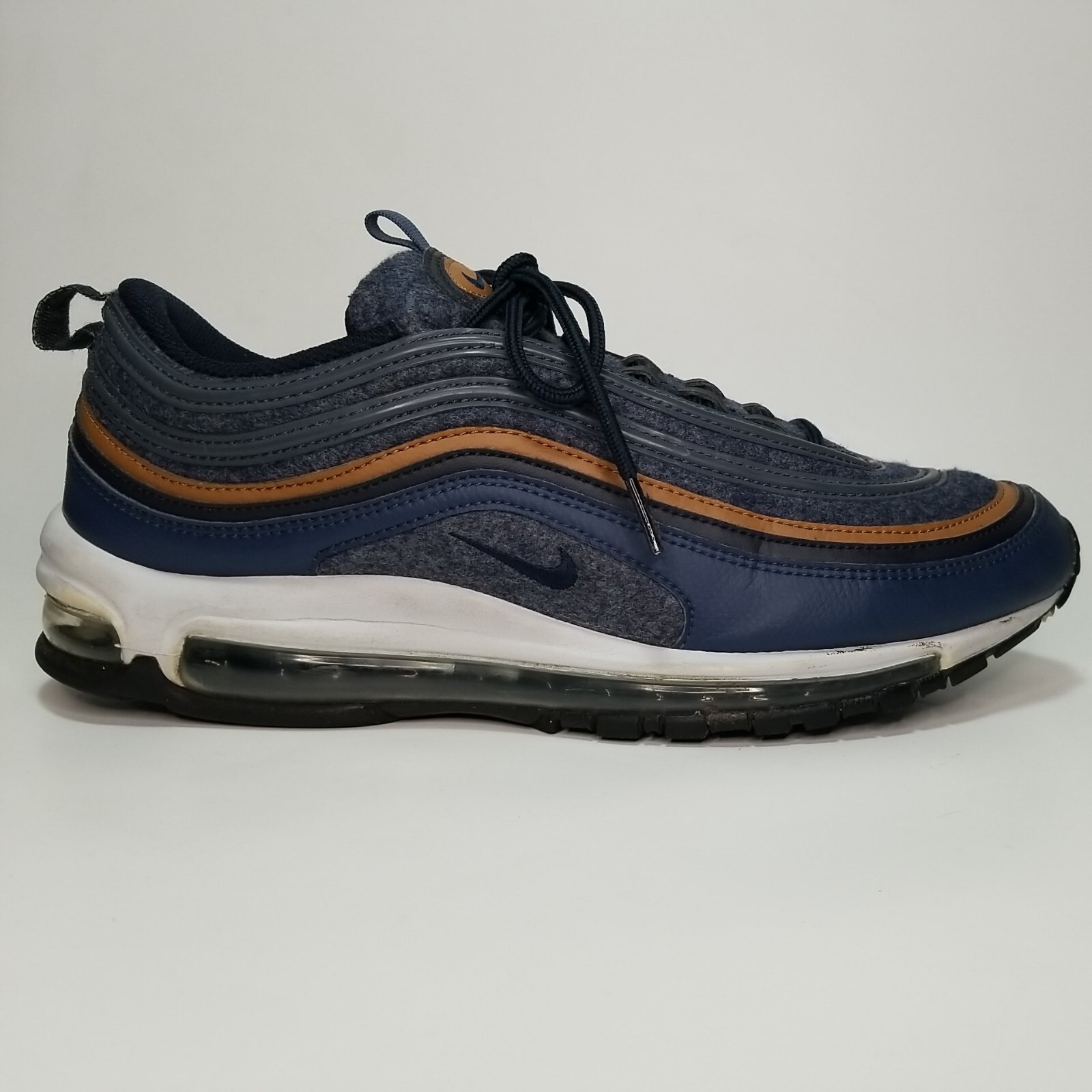 Nike Air Max 97 Wool Thunder Blue Men's shoes size 11.5 Blue/Dark Obsidian