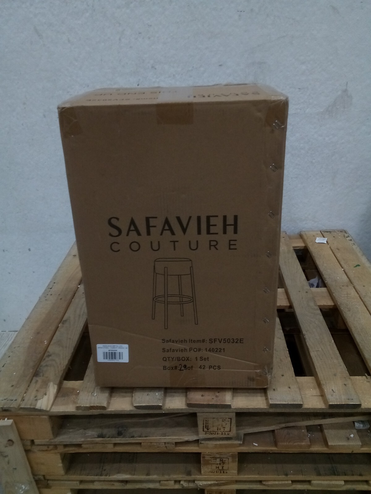 Safavieh PAISLEIGH METAL COUNTER STOOL, Reduced Price 2172724058 SFV5032E