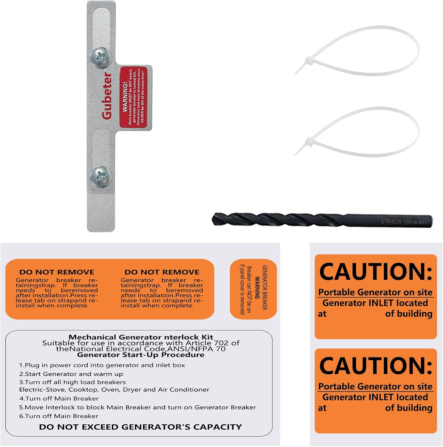 Square D Generator Interlock Kit for Homeline 150/200 Amp Breaker (SD200SA)