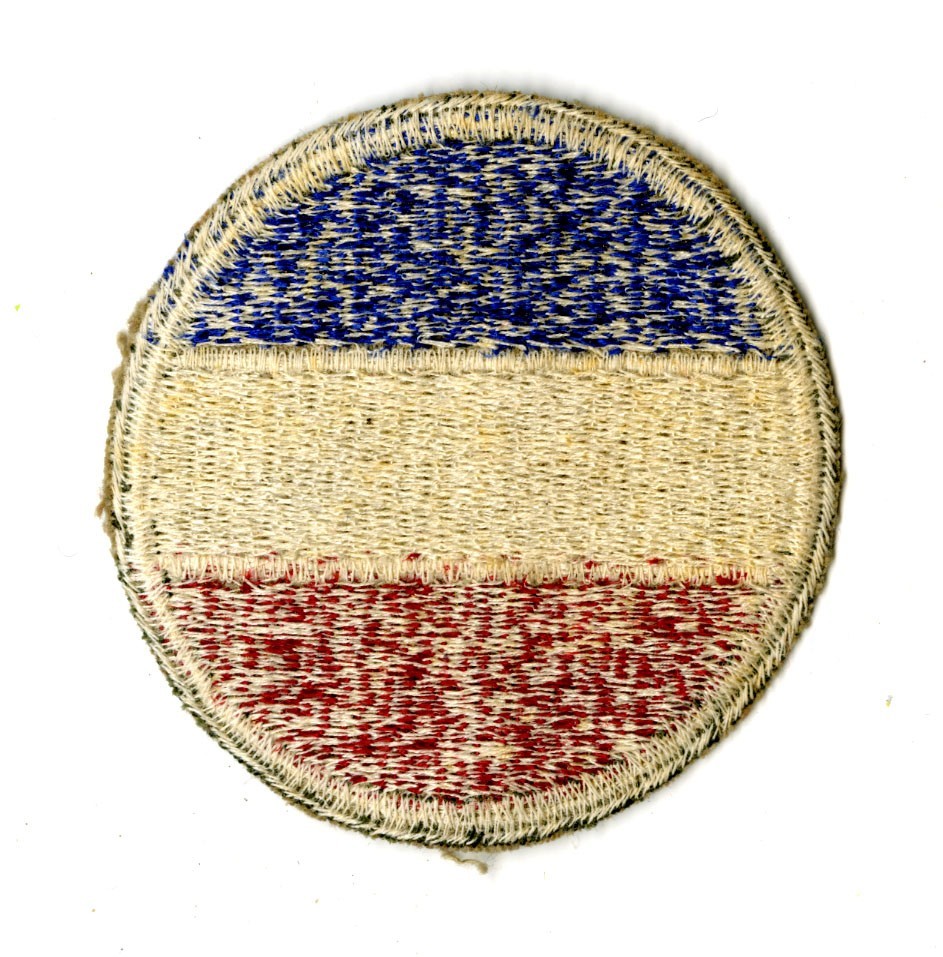 Army Ground Forces White Back Patch WWII Vintage