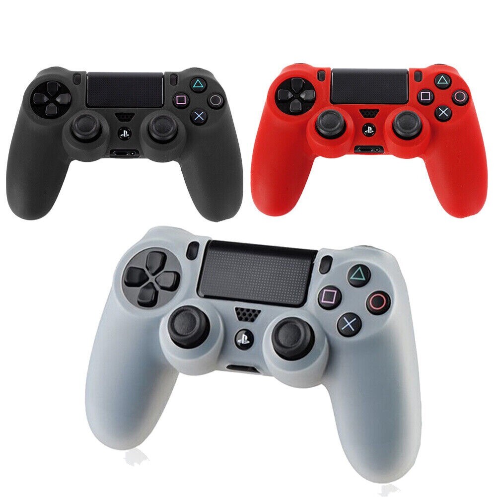 PS4 Controller Case Cover Playstation 4 Silicone Rubber Leather Holster Grip USA