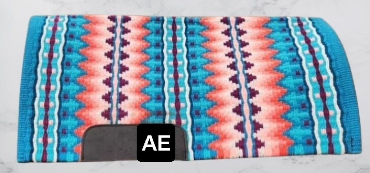 western Show wool saddle blanket Oversized 34*42
