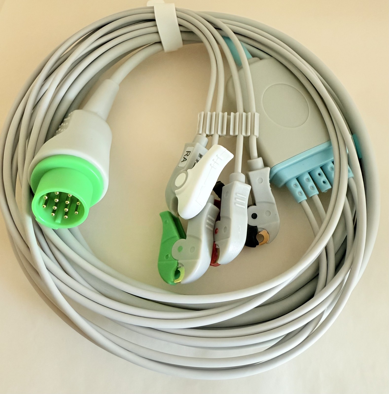 12Pin ECG Cable Snap Clip For Schiller DG5000 DG4000 Defigard 3002 GE Cardioserv