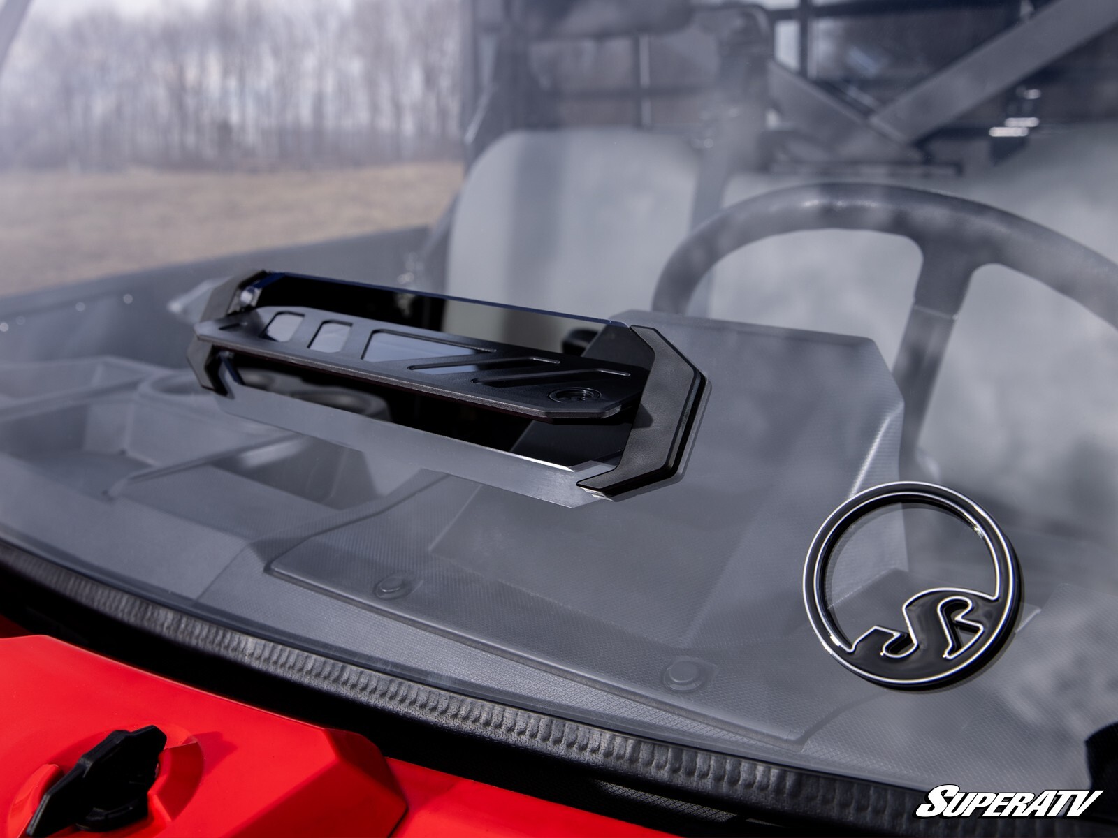 SuperATV Scratch Resistant Vented Full Windshield for Gravely Atlas JSV/2023+