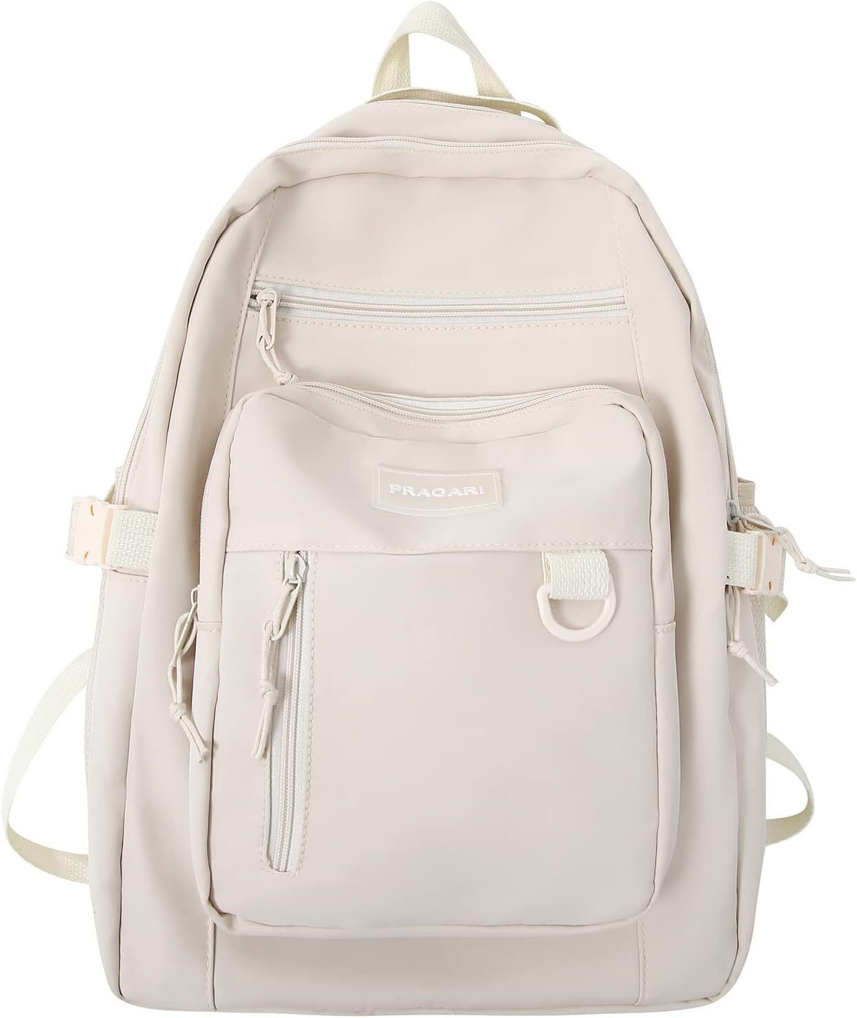 Kids Backpack for School Cute Aesthetic Beige Girls Student