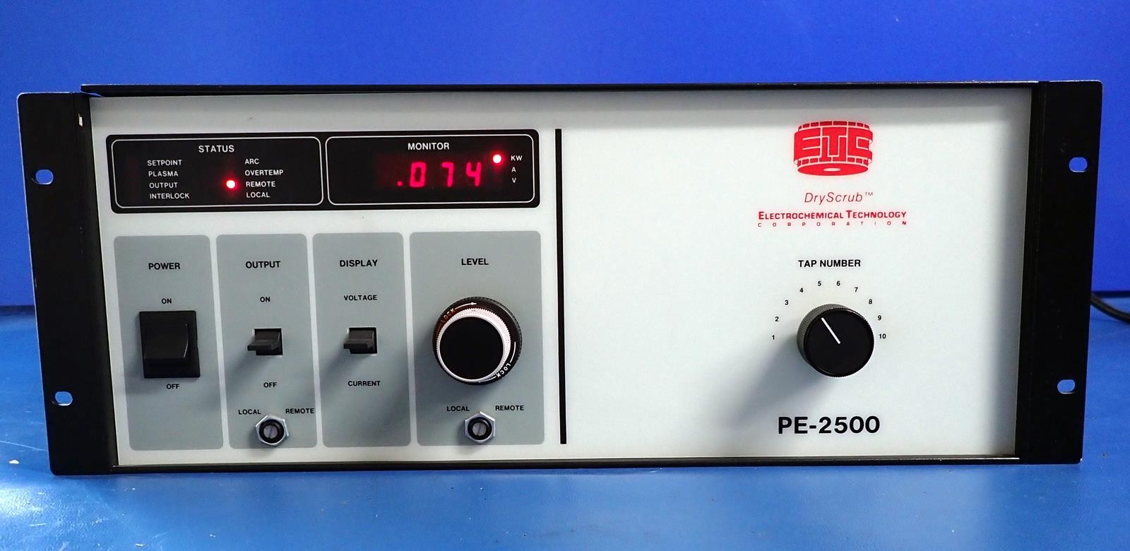 ADVANCED ENERGY PE-2500 ETC DryScrub AC Plasma Power Source 3157504-012 F