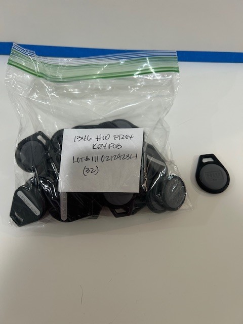 HID 1346 prox key fobs, Lot of 32