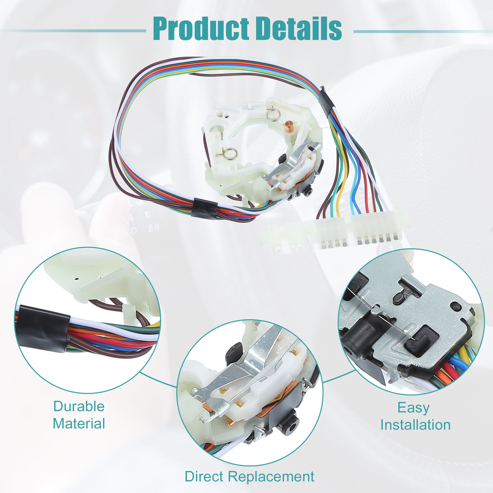 Turn Signal Switch Multifunction Combination Switch Fit for Chevy C1500 - 1 pcs