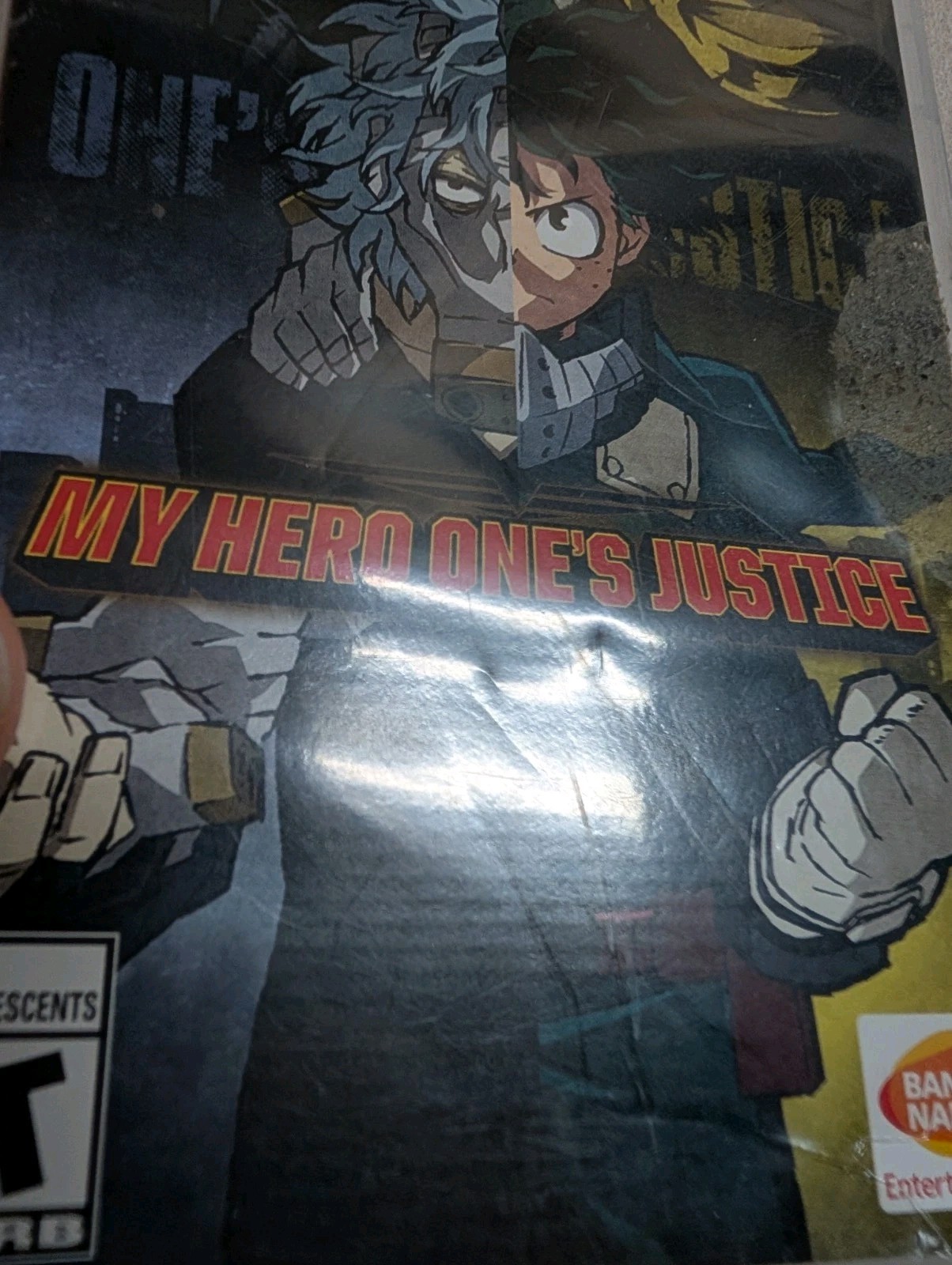 NO GAME My Hero One's Justice Case Nintendo Switch