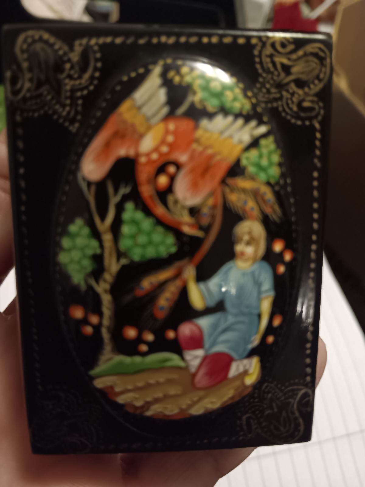 Russian Decorative Box - Firebird - Russian Craft Painted By Ruslanova