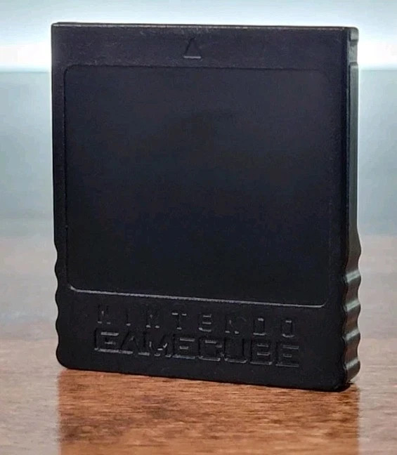Official Nintendo GameCube Black Memory Card 251 Blocks (DOL-014) Genuine OEM
