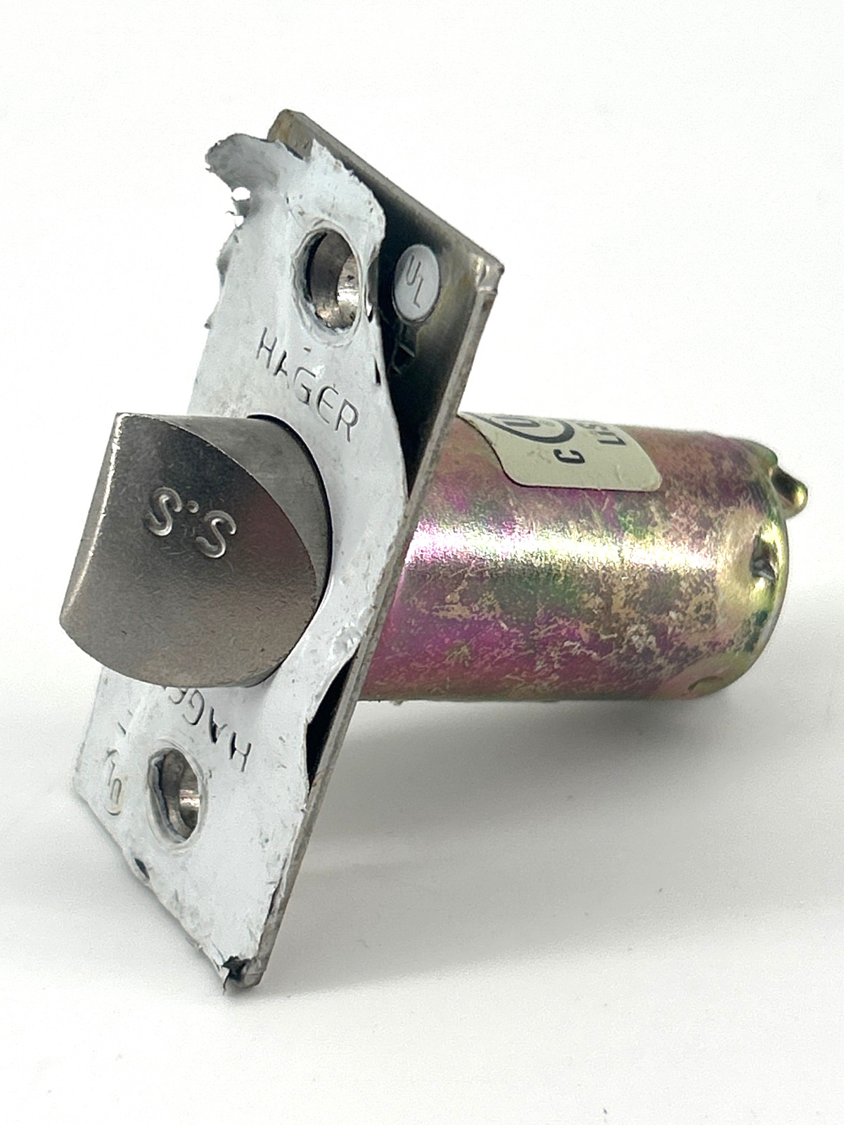 NEW HAGER STAINLESS STEEL 86S9 POINT LOCK OR LATCH 86S9 R18112 1-3/4" 1 3/4