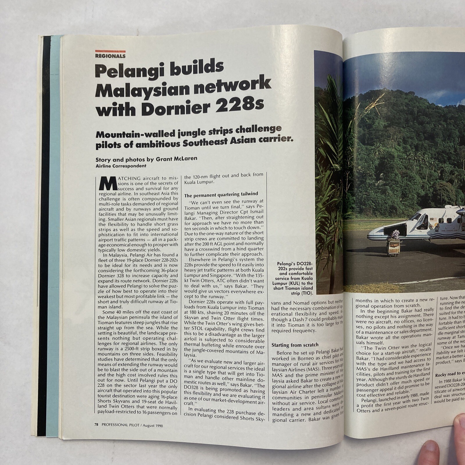 Professional Pilot - August 1990 Issue