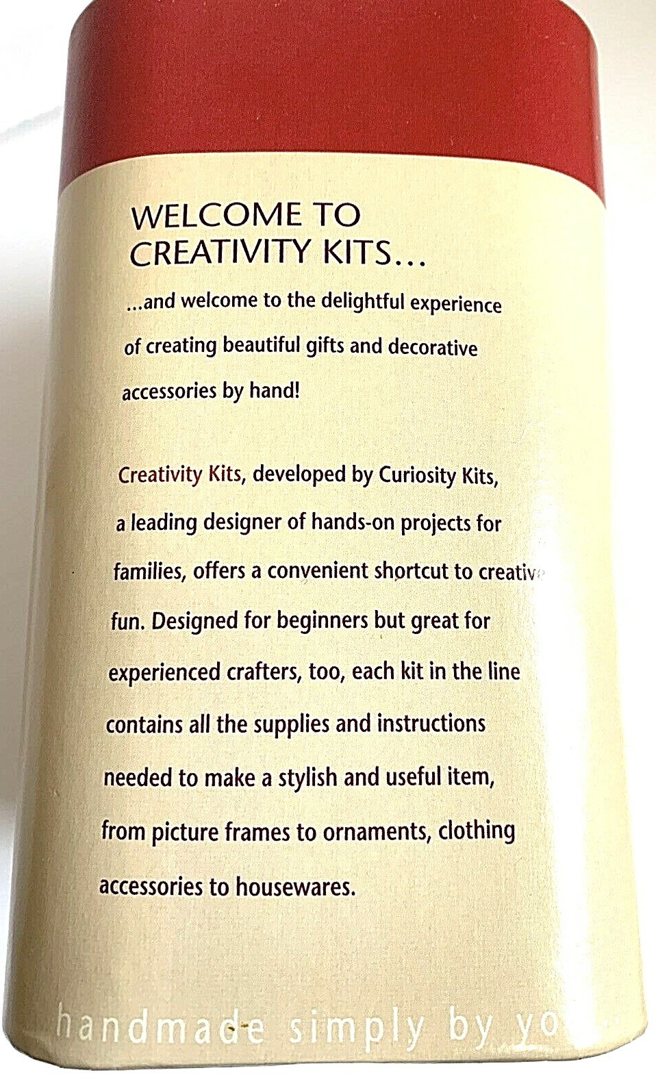 Embossed black velvet scarf craft Kit emboss stitch All supplies New Open Box