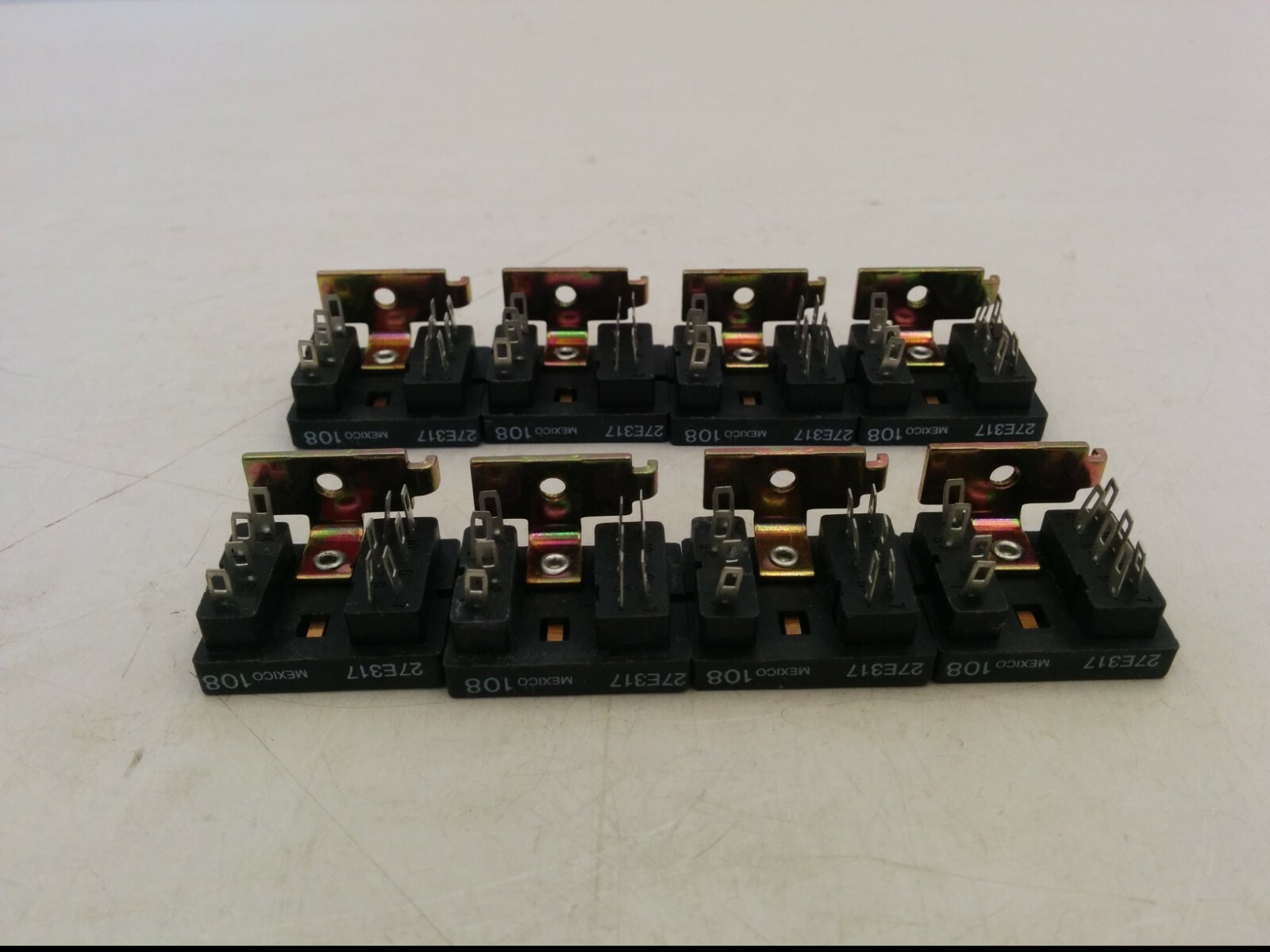 27E317 RELAY SOCKET, 10 PINS, LOT OF 8, NNB
