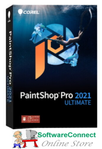 COREL PAINTSHOP PRO 2021 ULTIMATE PAINT SHOP PRO WINDOWS 11, 10, 8, & 7 NEW