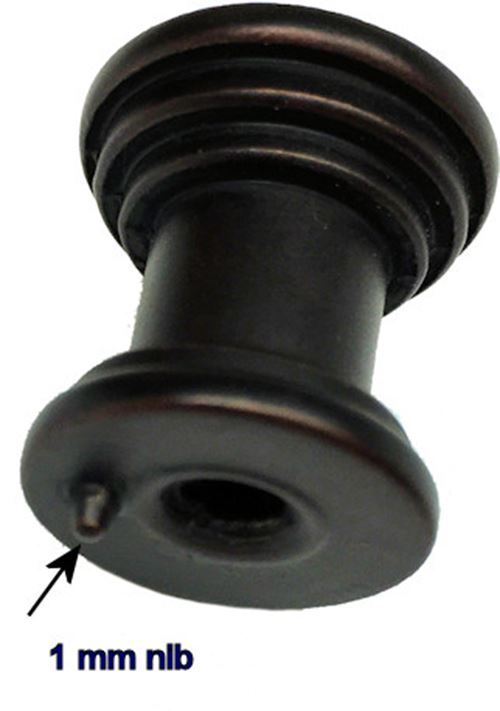 Knob or Pull Making Base - Antique Copper - 16x16mm