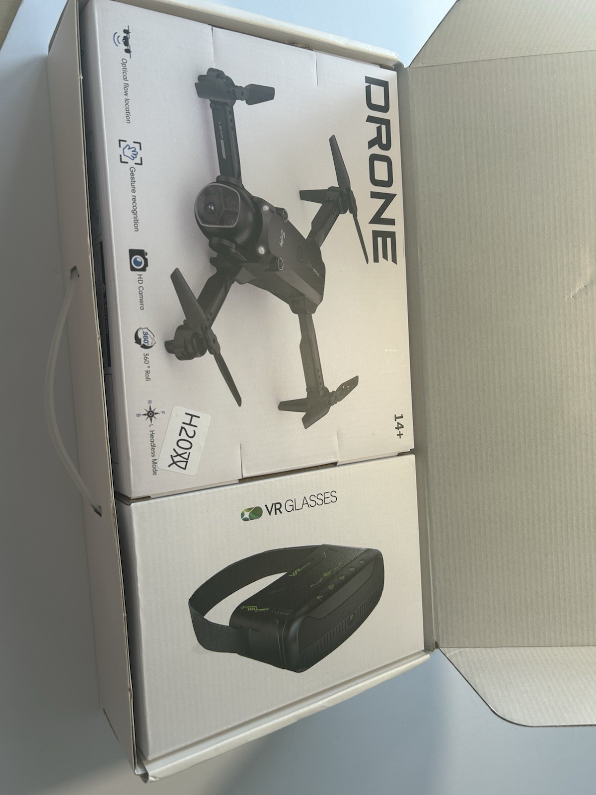 VR COMBO PC & Console VR Headset with VR Glasses Set, Black (Open Box)