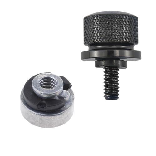 2Pcs Motorcycle Seat Bolt, Motor Seat Bolt Screw Rear Mount Screw Kit, Alloy