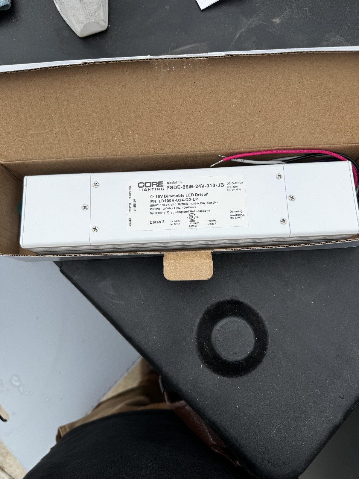 Core Lighting 24v Dimmable Driver