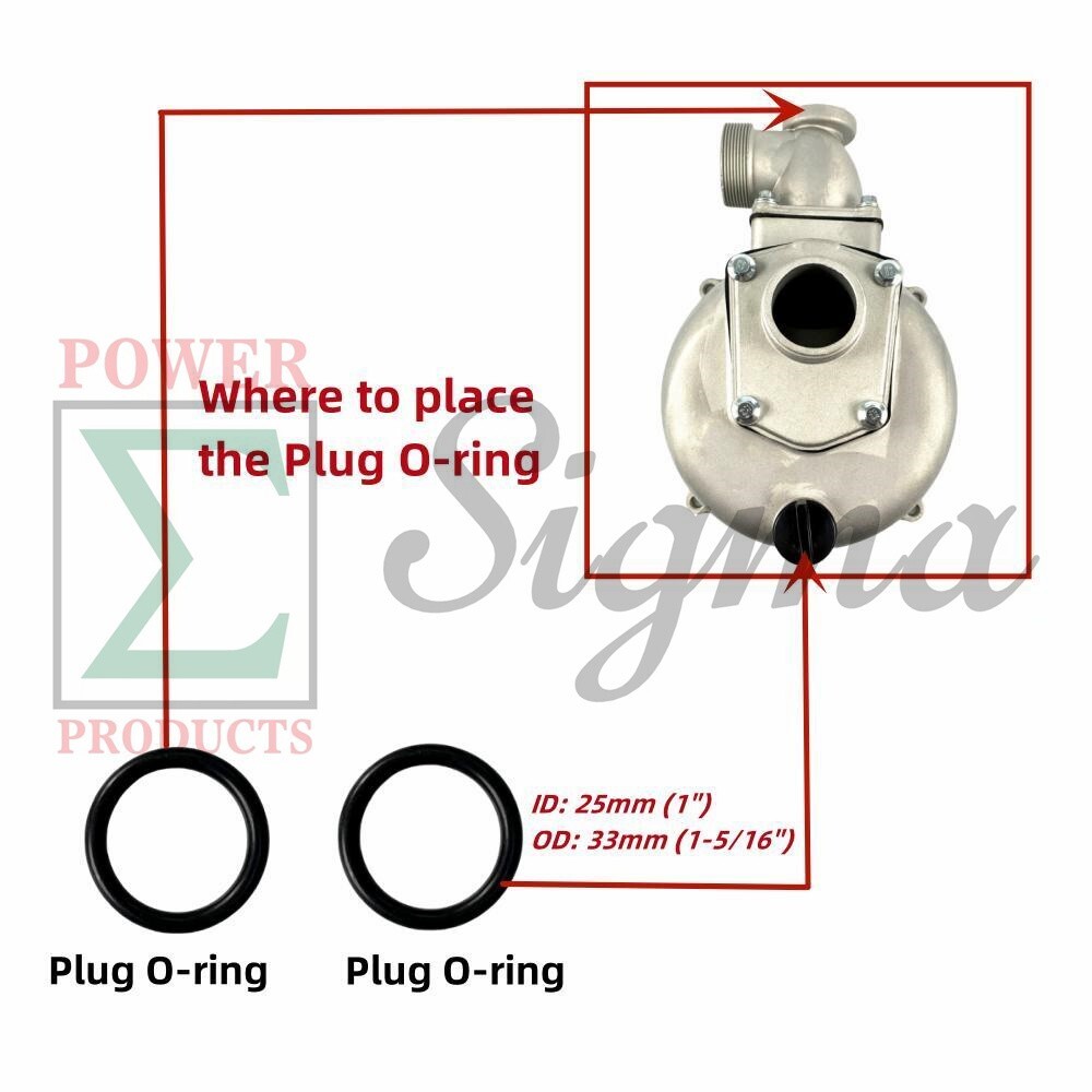 Gasket O-Ring Kit For 2" IN 212cc Pacific HydroStar 61986 68375 69774 Water Pump