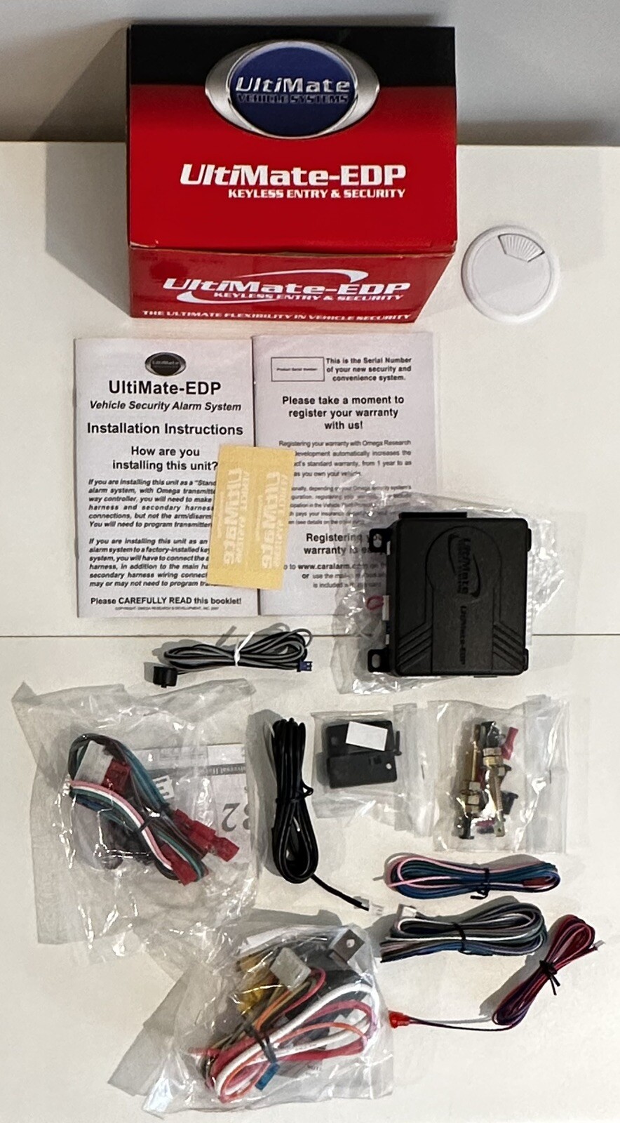 Omega Ultimate EDP - Add On Vehicle Keyless Entry & Security Alarm System