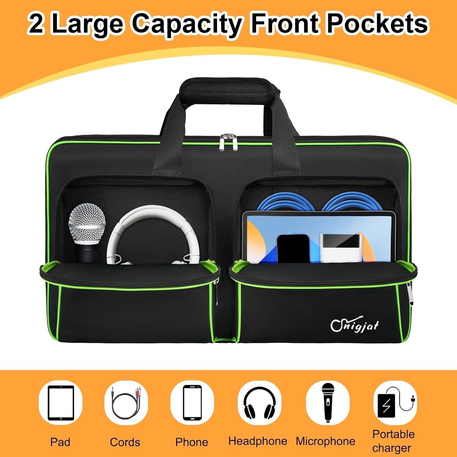 DJ Controller Case Compatible with DDJ DDJ 400 DJ Controller Bag Polyester