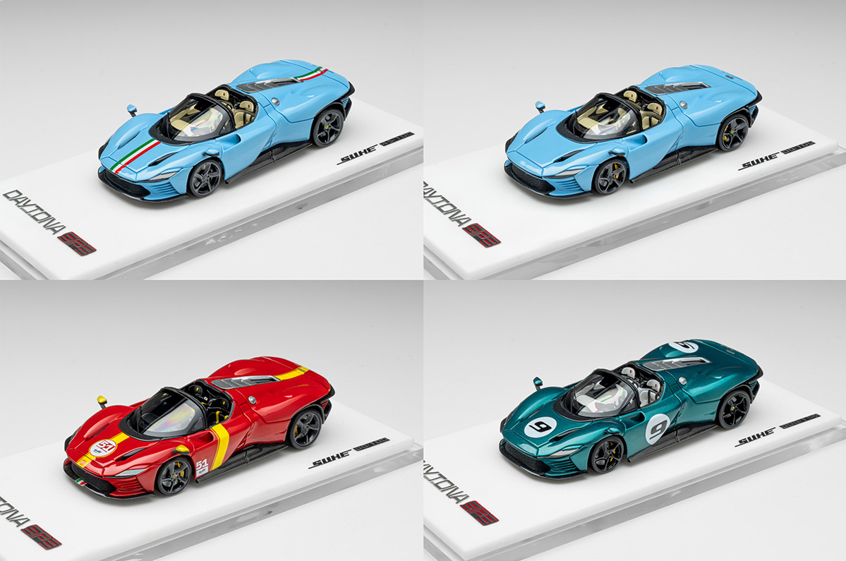 Suhe 1/64 Scale SP3 Limited Edition Convertible Sports Resin Model Car Gifts Toy