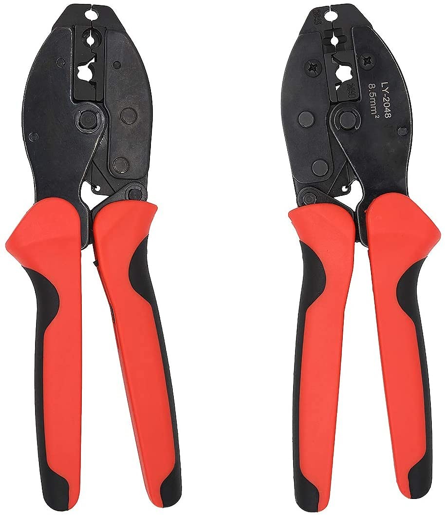 Ratchet Spark Plug Wire Crimper for Spark Plug Ignition Wire and Terminals Dia.