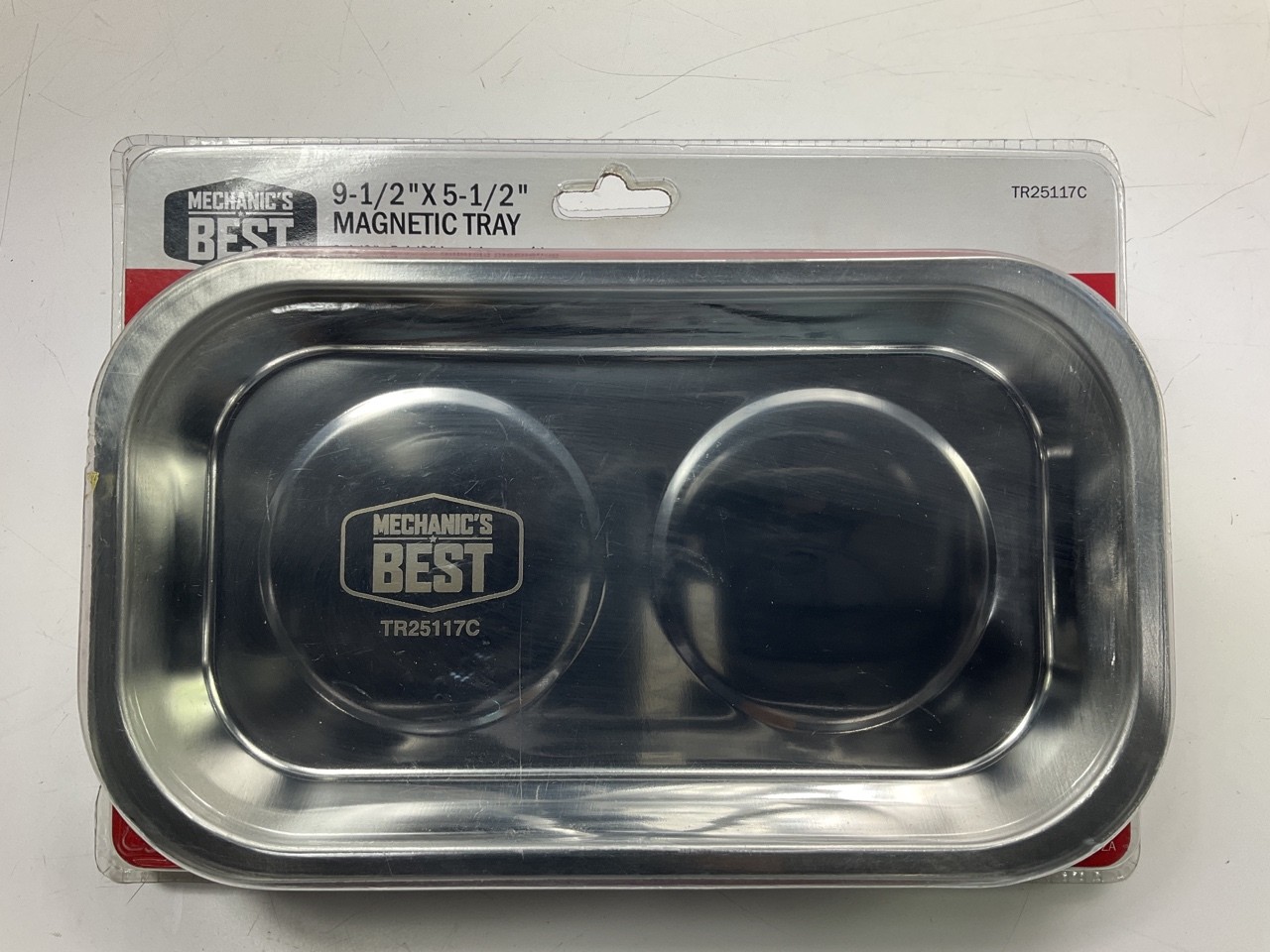 Mechanics Best TR25117C 5" X 9" Magnetic Tray For Small Parts, Bolts