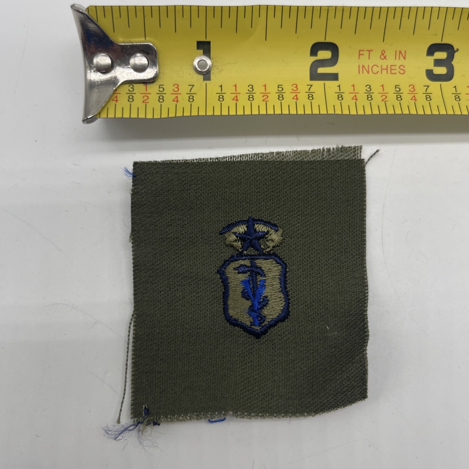 U.S. Military Air Force Chief Master Veterinarian Cloth Badge Device Embroidered