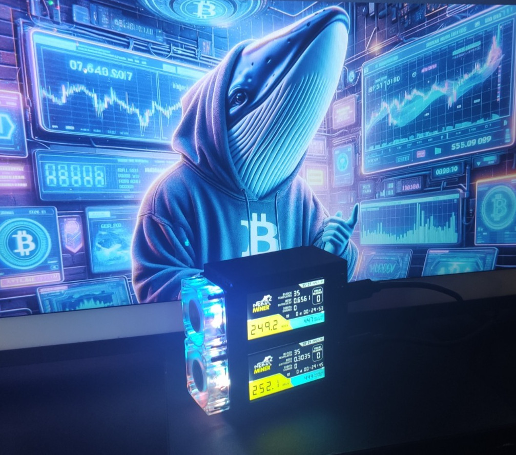 RGB Cooled Nerd Miner v2 - Latest 1.8.3 -Dual Solo Bitcoin Miner  Crypto Miner