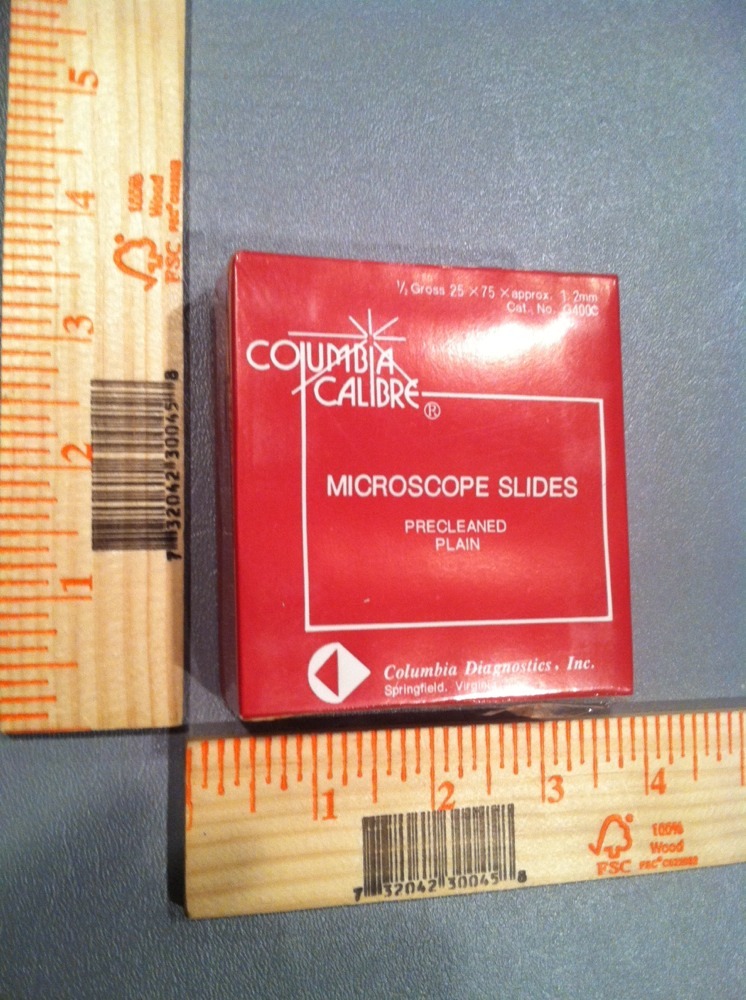 Vintage Microscope Slides