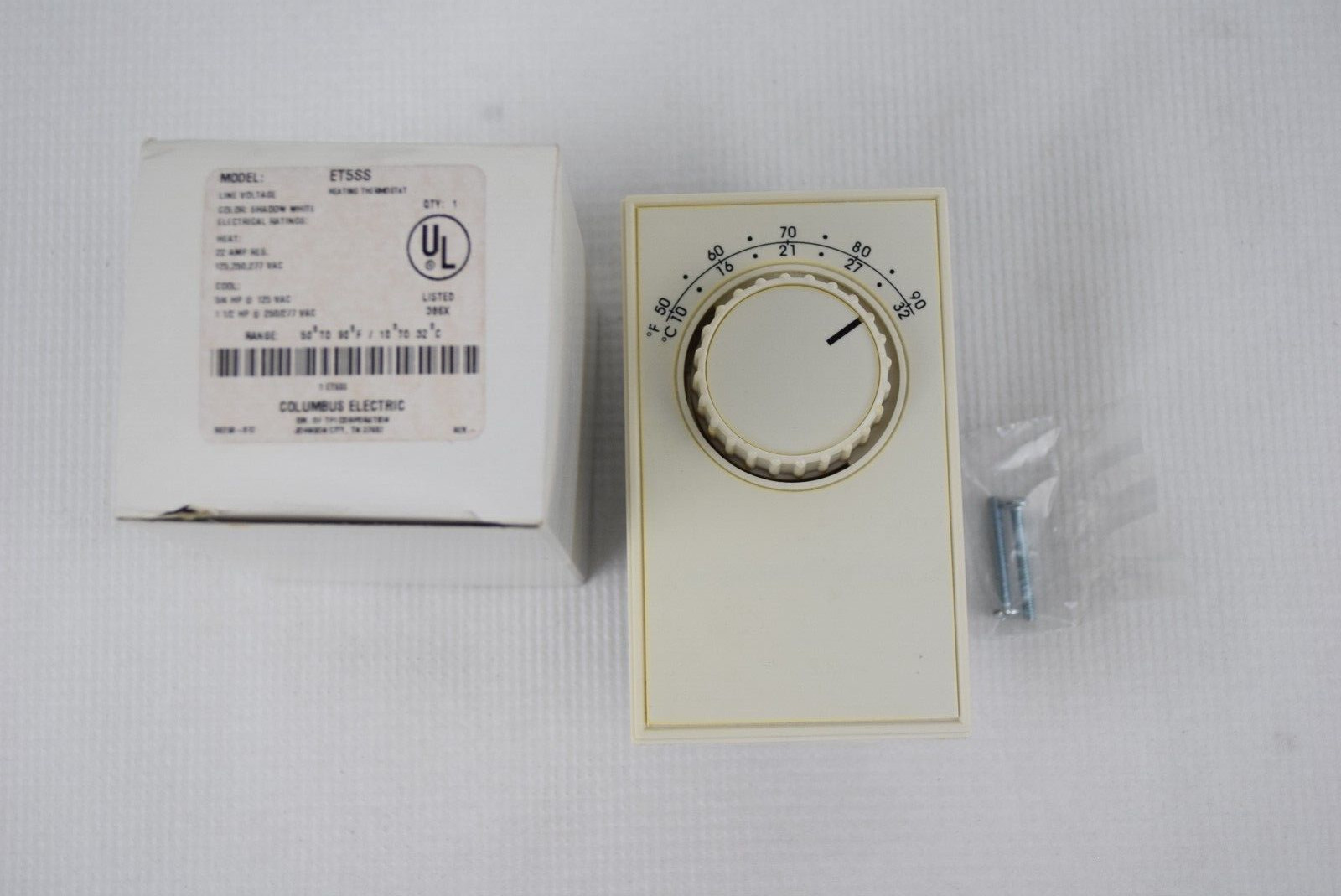 Columbus Electric ET5SS Skuttle Heating Thermostat