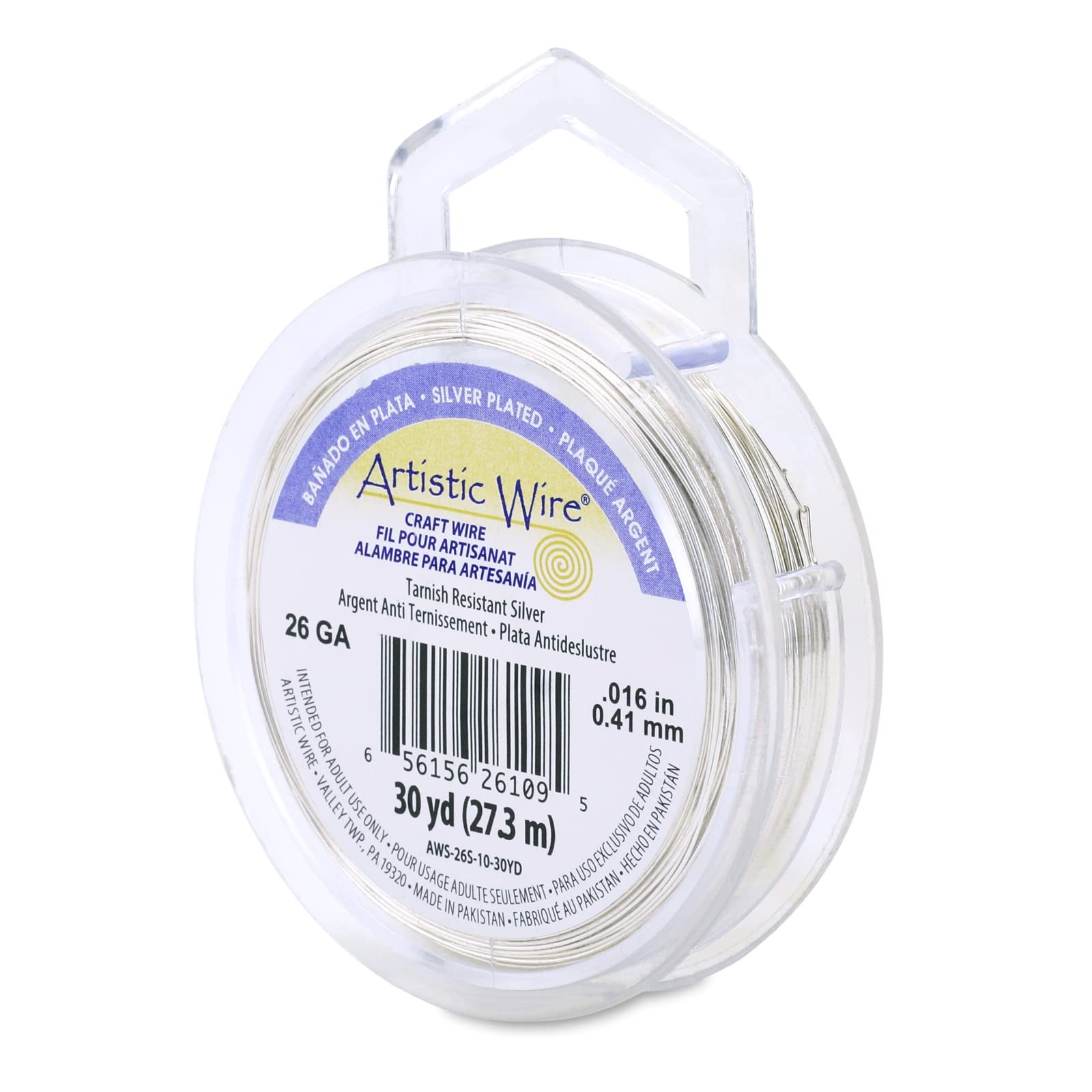 26 Gauge / .41 mm Plated Colored Copper Craft Wire 30 yd / 27.4 m Tarnish Res...