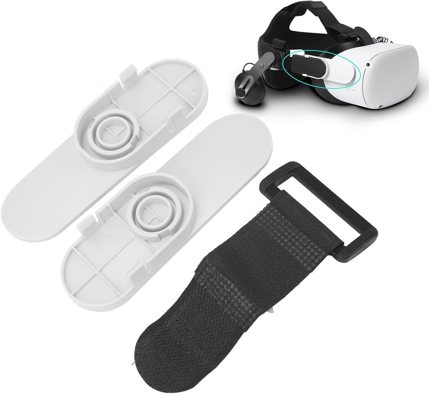 High-Quality VR Headset Strap with Audio Mount & Easy Installation for Adults