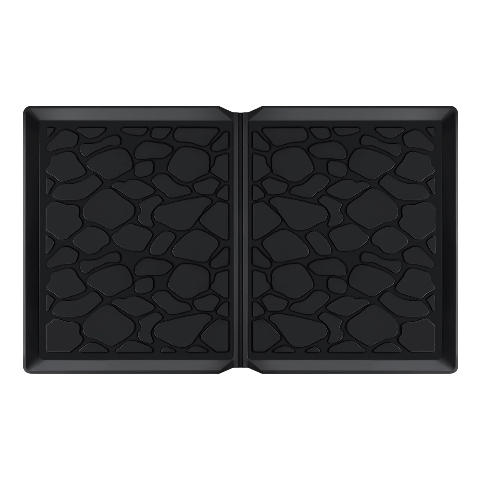 All Weather Mat For Wonderfold Wagon Foldable Silicone W4 33.8x20.6x0.78 Inch