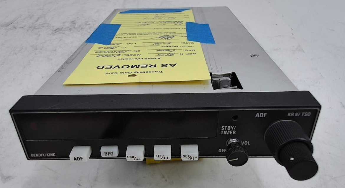 ADF Receiver KR-87 Bendix King 066-1072-12 with tray