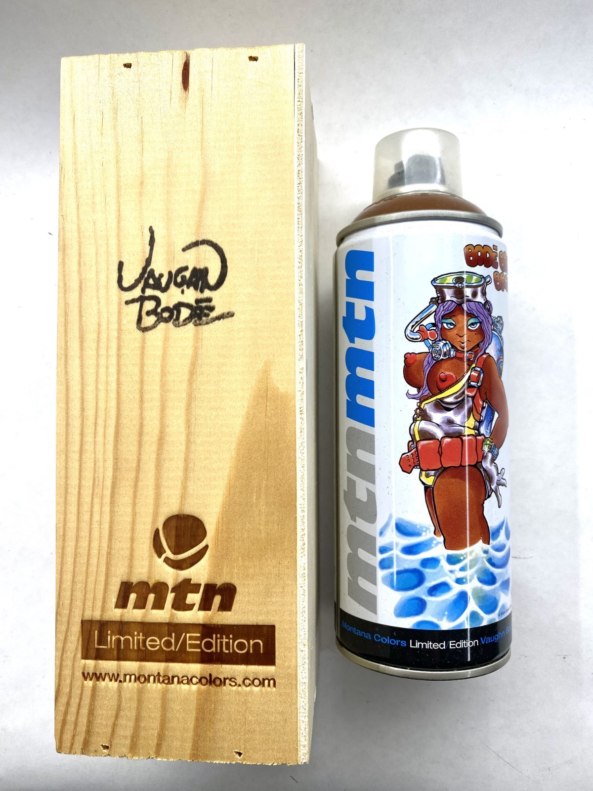 MTN LIMITED EDITION * VAUGHN BODE *  SPRAY PAINT CAN ARTIST SERIES MONTANA RARE