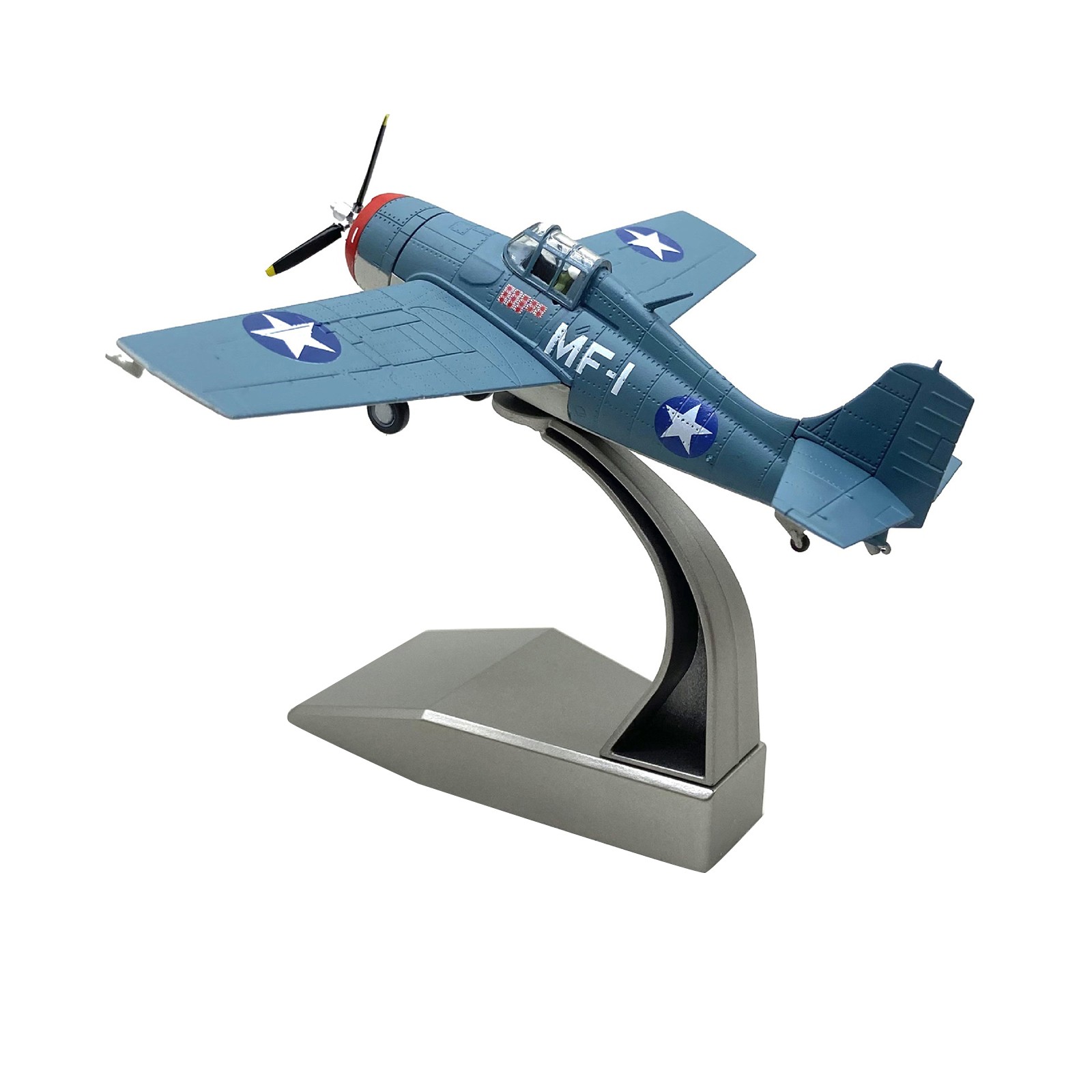 1* 1/72 4.9in WWII For Grumman F4F Wildcat Fighter Model Alloy Model