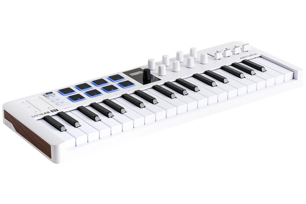 Arturia MiniLab 37 MK3 37-Key MIDI Controller - White