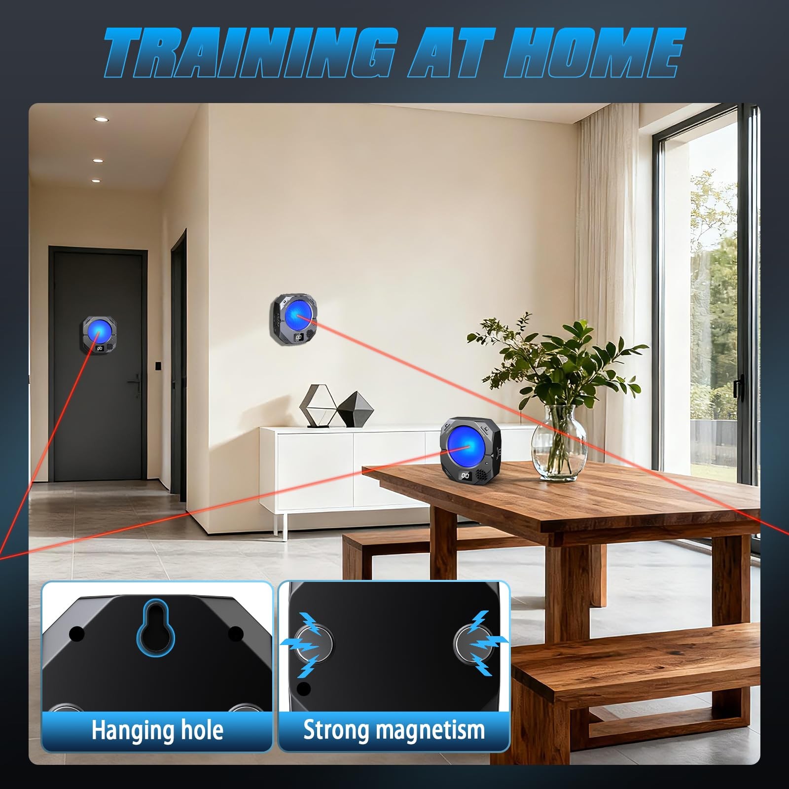 Dry-Fire-Training-System Electronic Target Kit for Safety Aiming Practice Compat
