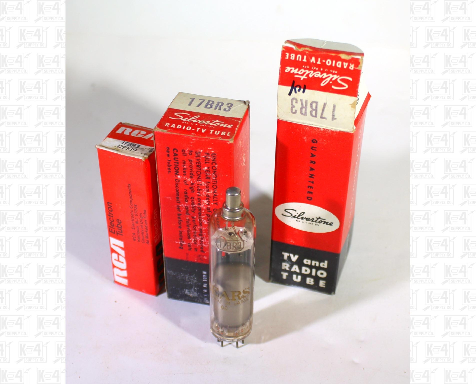 Assorted Brands 17BR3 Vacuum Tubes NOS Lot Of 3 +Box