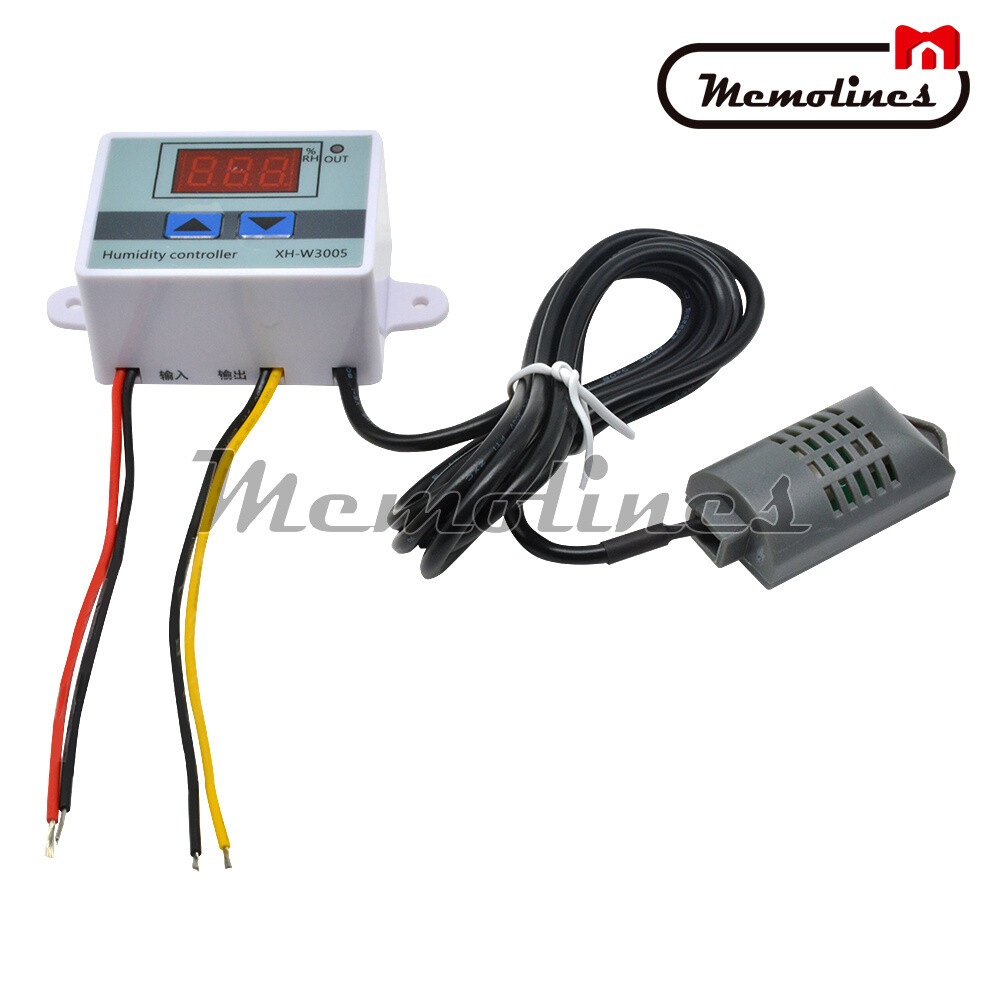 XH-W3005 AC110-220V 1500W LED Digit Humidity Controller Hygrometer Switch Sensor