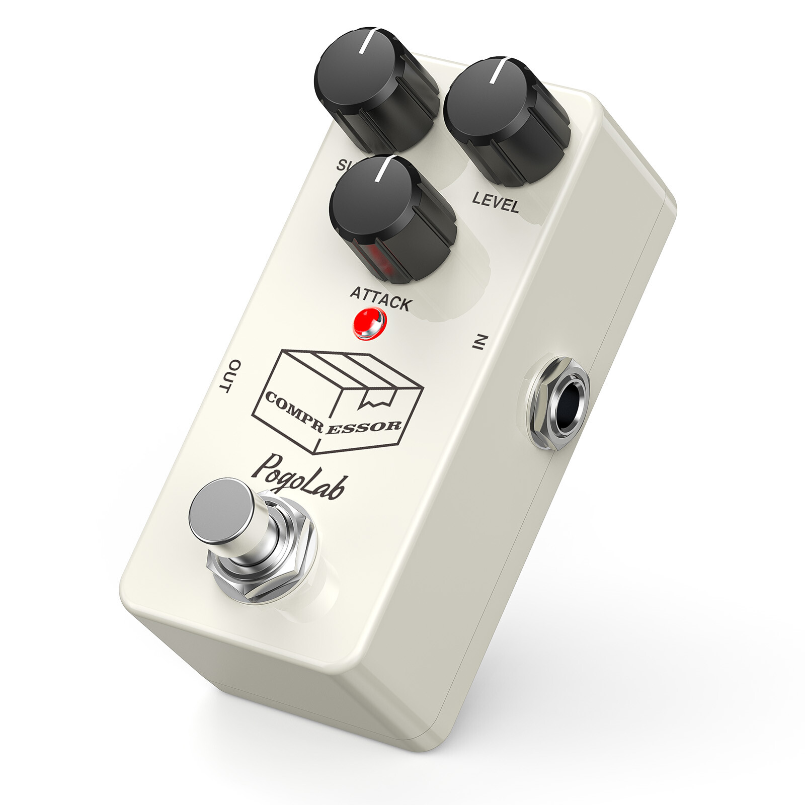 POGOLAB Guitar Effect Pedal Comp Compressor Metal Shell Durable Construction
