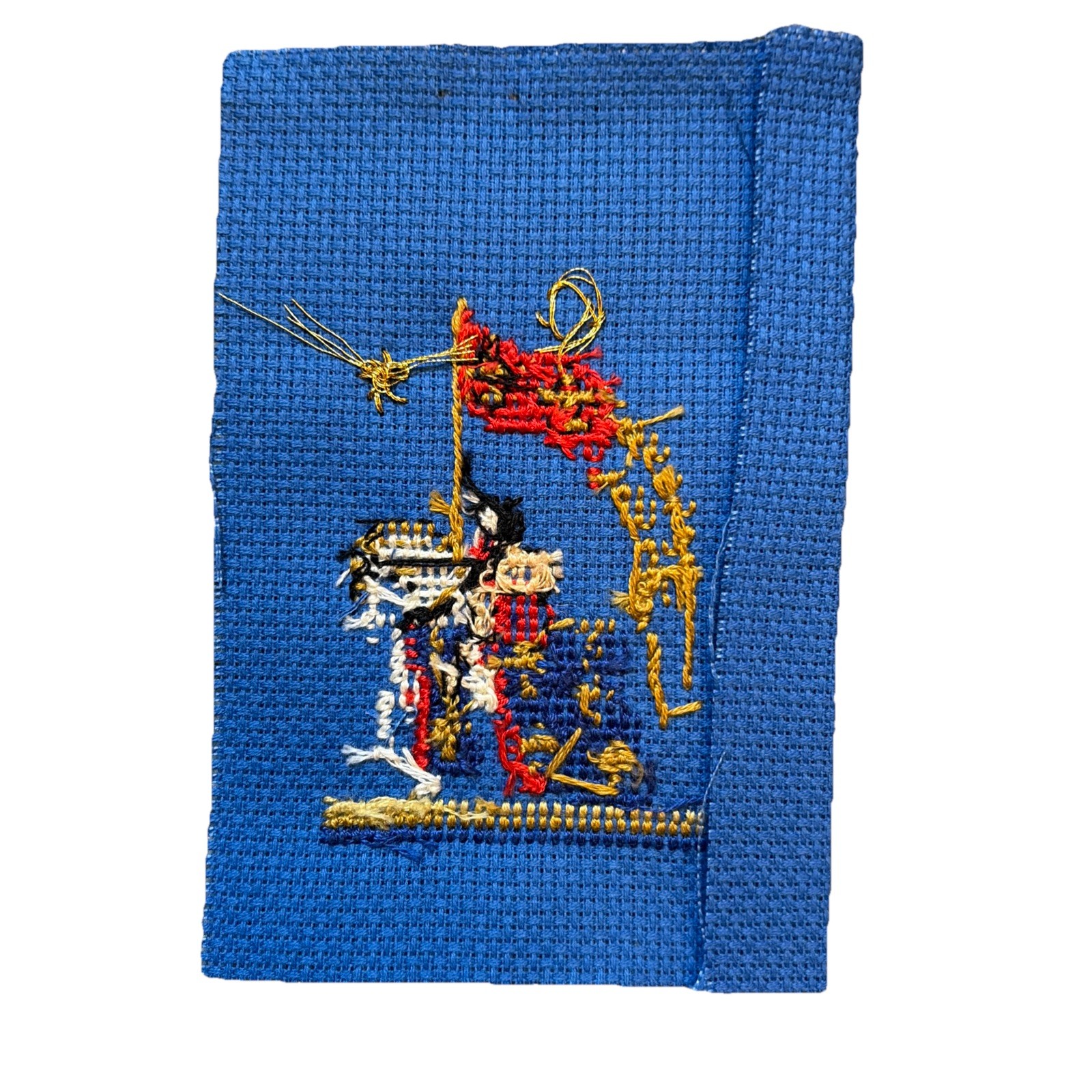 Knights Cross Stitch 5 x 3 1/2- Multicolor