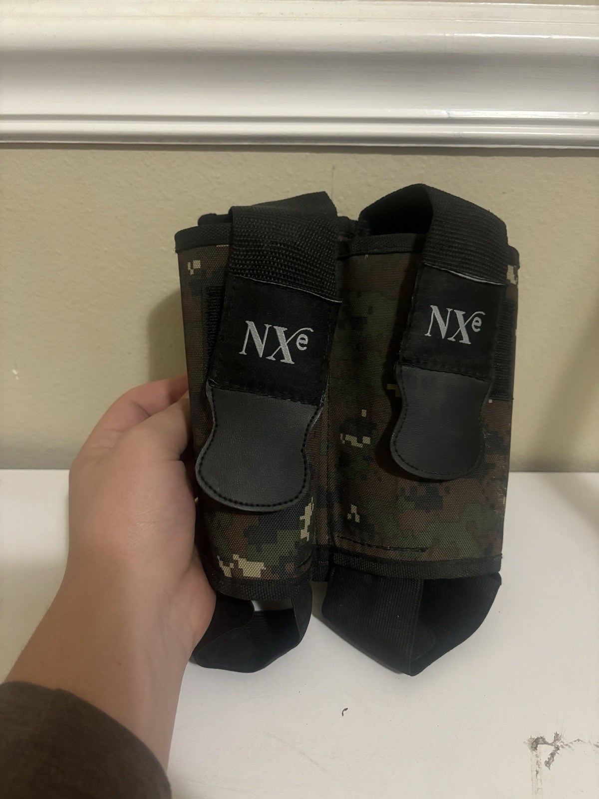 NXE Paintball Harness 2 Pod Pack Holder Camouflage Belt