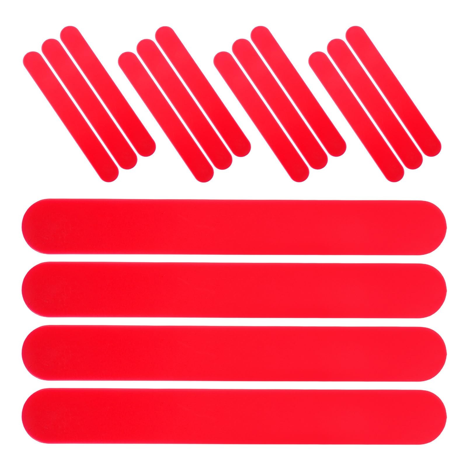 VICASKY 25pcs Medical Tongue Depressors Clinic Supplies Throat Red