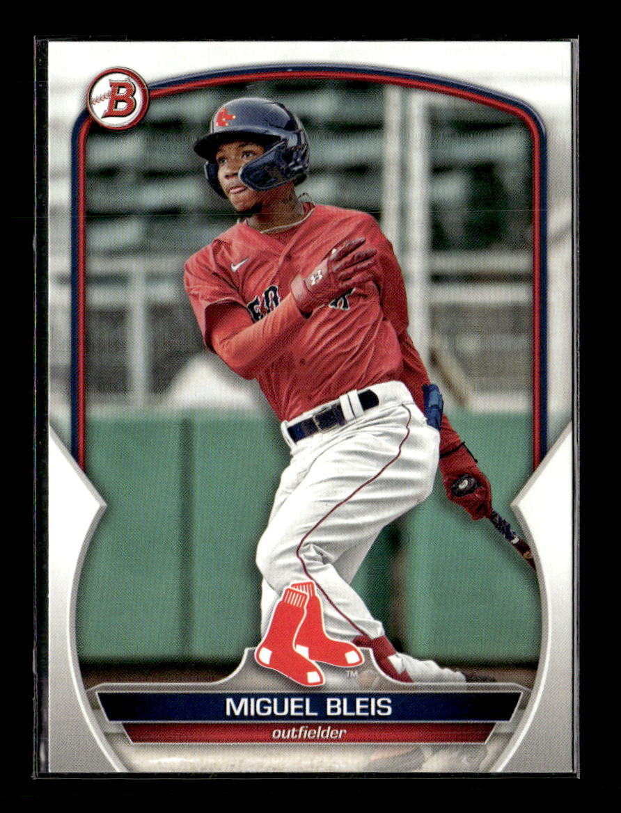2023 Bowman Prospect Paper Miguel Bleis Boston Red Sox #BP-106 5 Card Lot