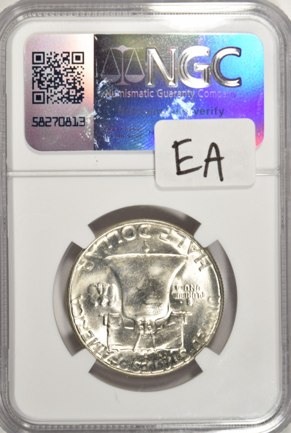 1954 S FRANKLIN HALF DOLLAR ~ NGC MS64 ~ BRIGHT WHITE!